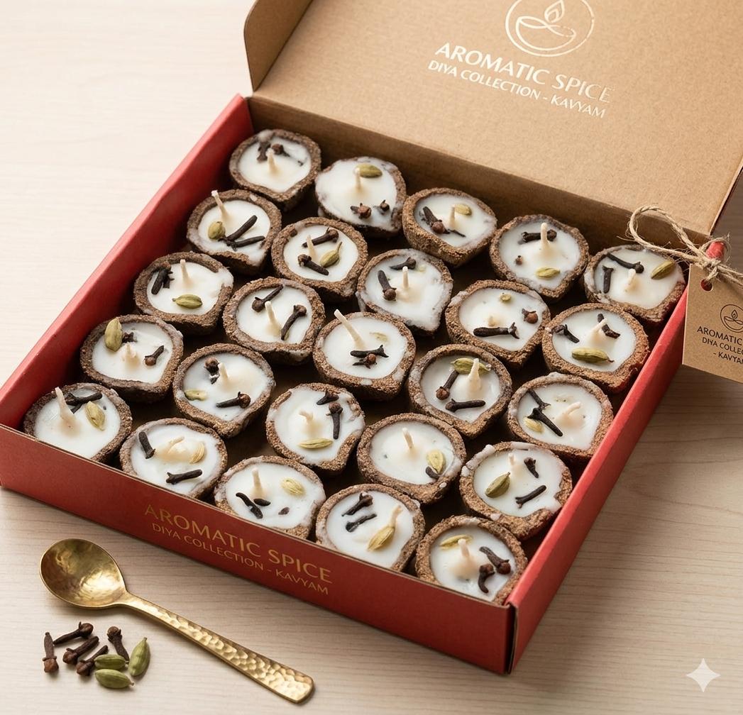 Aromatic Spice Diya Collection Box Set