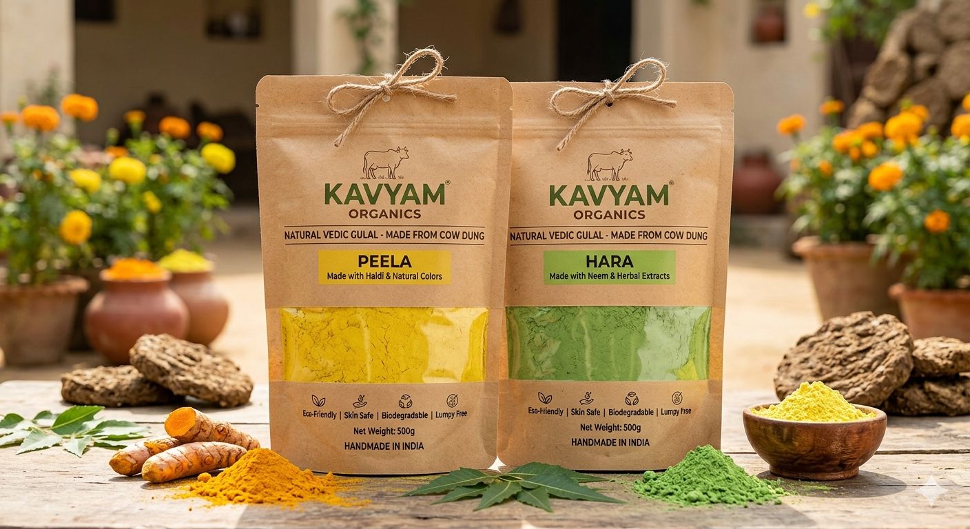 Natural Gulal — Kavyam Organics